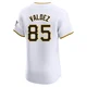 Men's Pittsburgh Pirates Esmerlyn Valdez ＃85 White Elite Home Jersey