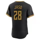 Men's Pittsburgh Pirates John Jaso ＃28 Black Authentic 2026 City Connect Stadium Jersey
